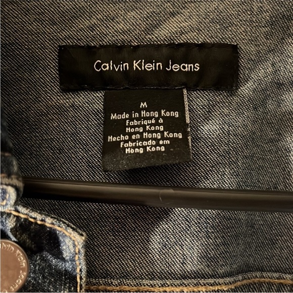 Calvin Klein Blue Denim Jacket - Picture 2 of 5